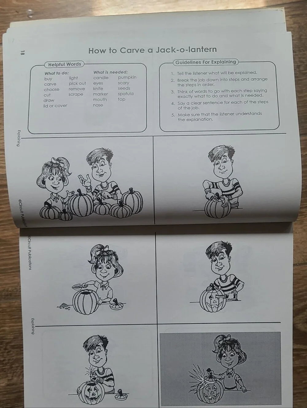 Speech Therapy: Explaining Using Steps